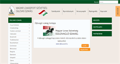 Desktop Screenshot of dijlovaglas.lovasszovetseg.hu